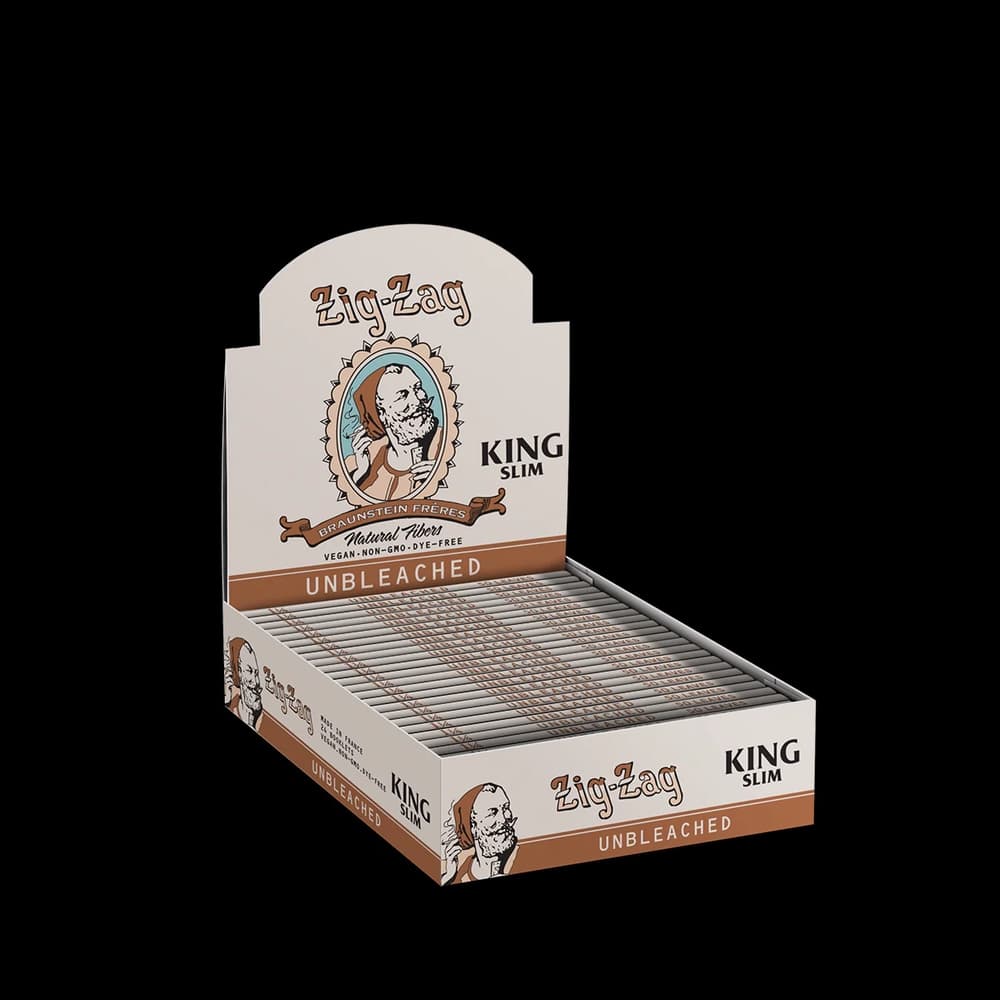 Zig-Zag Unbleached (King Slim) (24 booklets)
