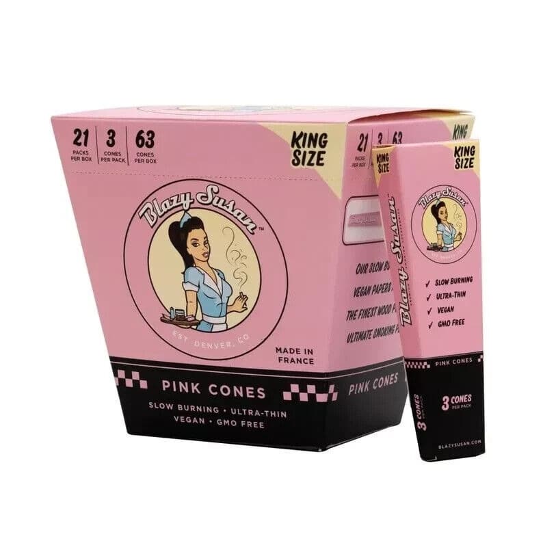BLAZY SUSAN PINK KING SIZE CONES