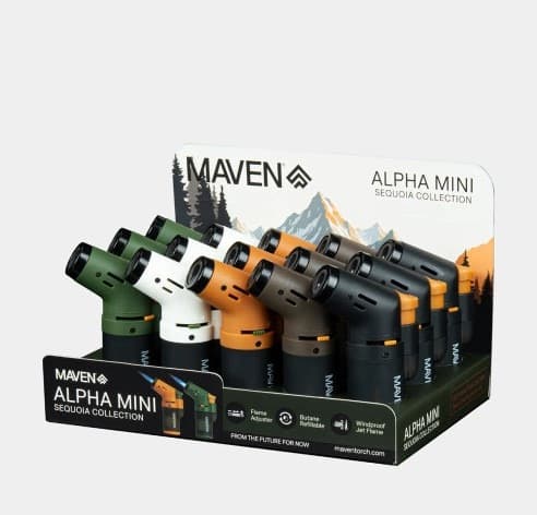 Maven Alpha Mini Sequoia Collection Lighter (Display of 20)