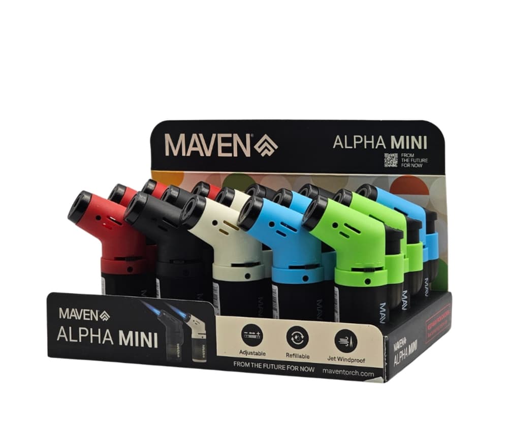 Maven Alpha Mini Torches (Display of 15)