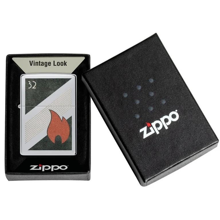 Zippo Lighter 48623 Zippo 33 Flame Design