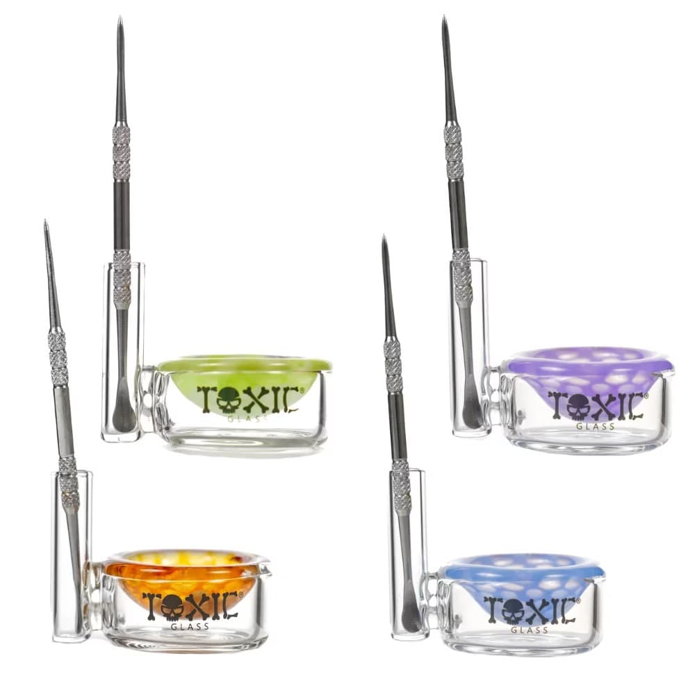 TXAT21 - Toxic Nectar Collector Dish with Dabber Holder
