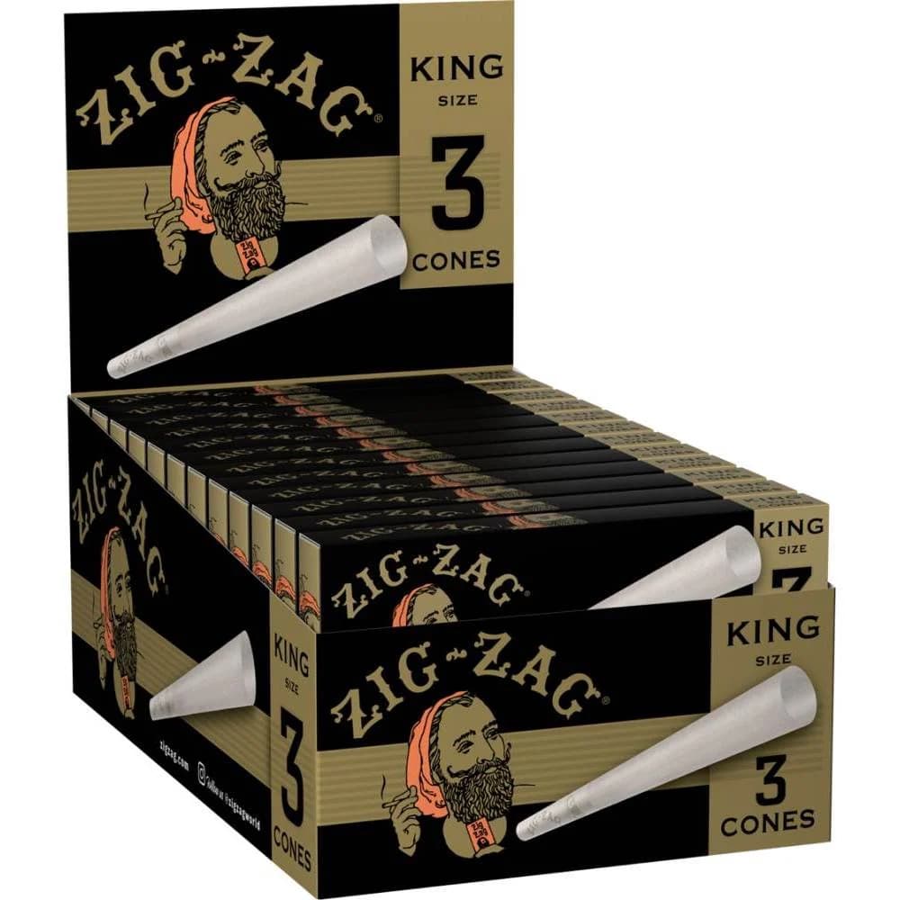 Zig Zag Ultra Thin King Size Cones (3 Pack)