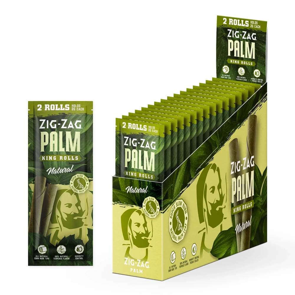 Zig Zag Palm 2 Pack King Rolls