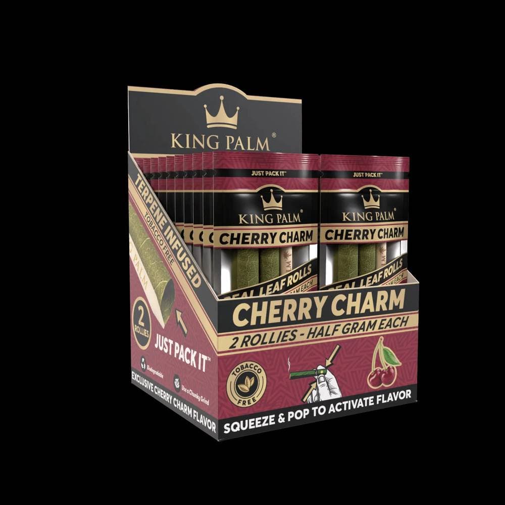 King Palm 2 Rollies - Half Gram Each - Cherry Charm (20ct)