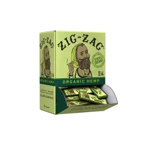 Zigzag Organic Hemp 1 1/4 Slow Burnung Papers (Promo Display)