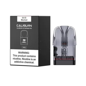 UWELL Caliburn G3 Refillable 0.6OHM Meshed Pod (4Ct)