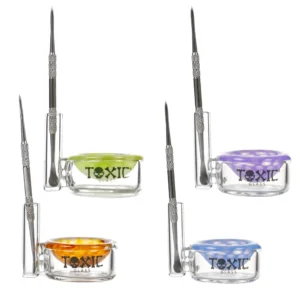 TXAT21 - Toxic Nectar Collector Dish with Dabber Holder